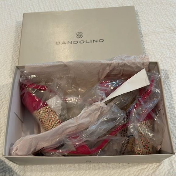 Bandolino Armory Heeled dark pink sandal - Picture 5 of 6
